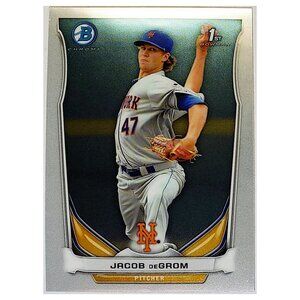 JACOB DEGROM ROOKIE "1ST BOWMAN" 2014 BOWMAN CHROME #BCP73, METS, RANGERS, CY!
